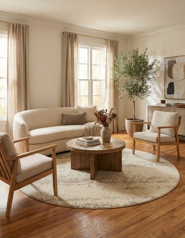 6' x 6' Angelica Round Rug