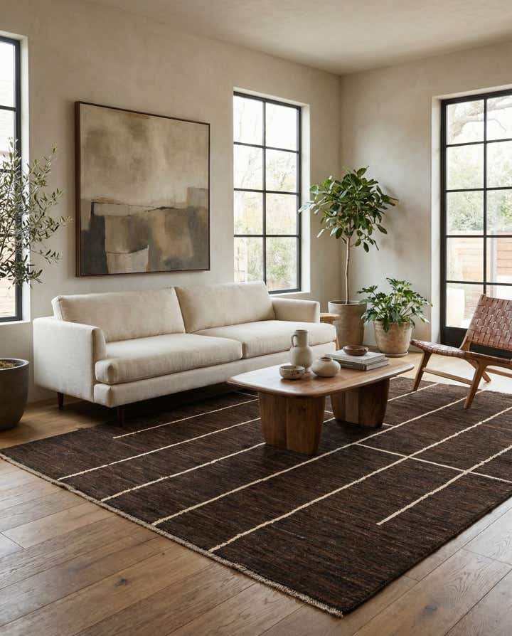 5' 8 x 7' 10 Hand Knotted Moroccan Wool Rug