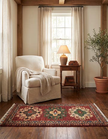 1' 8 x 3' 4 Hand Knotted Ariana Ziegler Rug