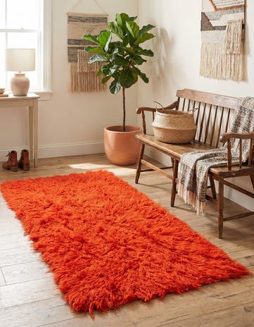 2' 3 x 4' 5 Hand Knotted Moroccan Wool Runner Rug