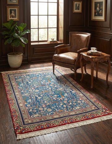 3' 5 x 5' 1 Isfahan Rug
