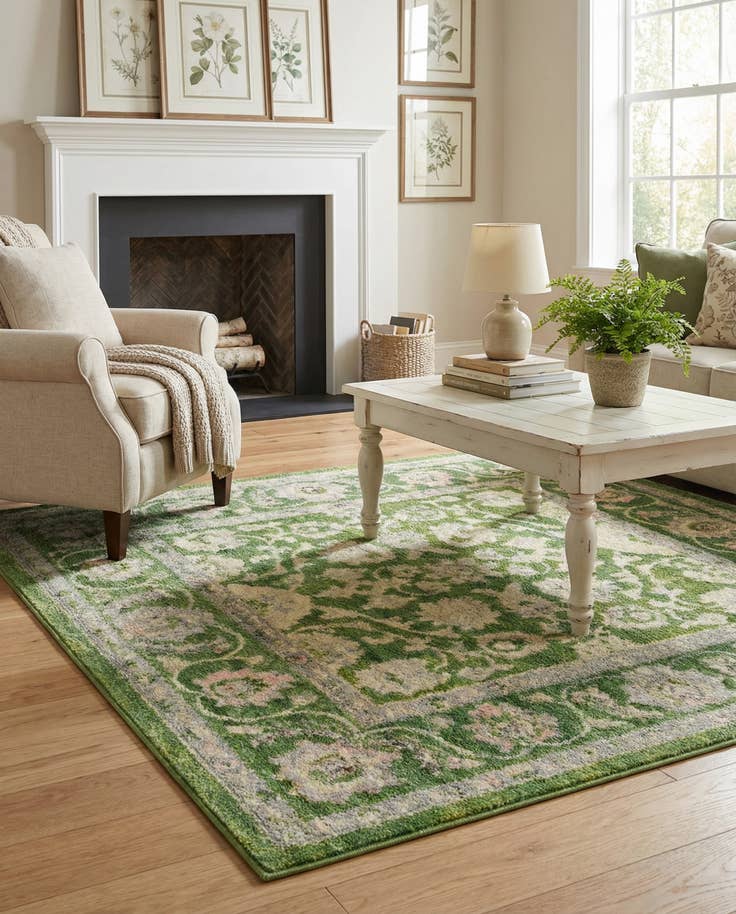 Detail image of 5' x 5' Aurelia Square Rug