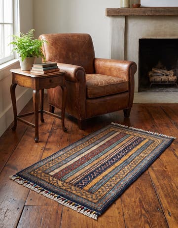 1' 8 x 3' 5 Hand Knotted Ariana Ziegler Rug