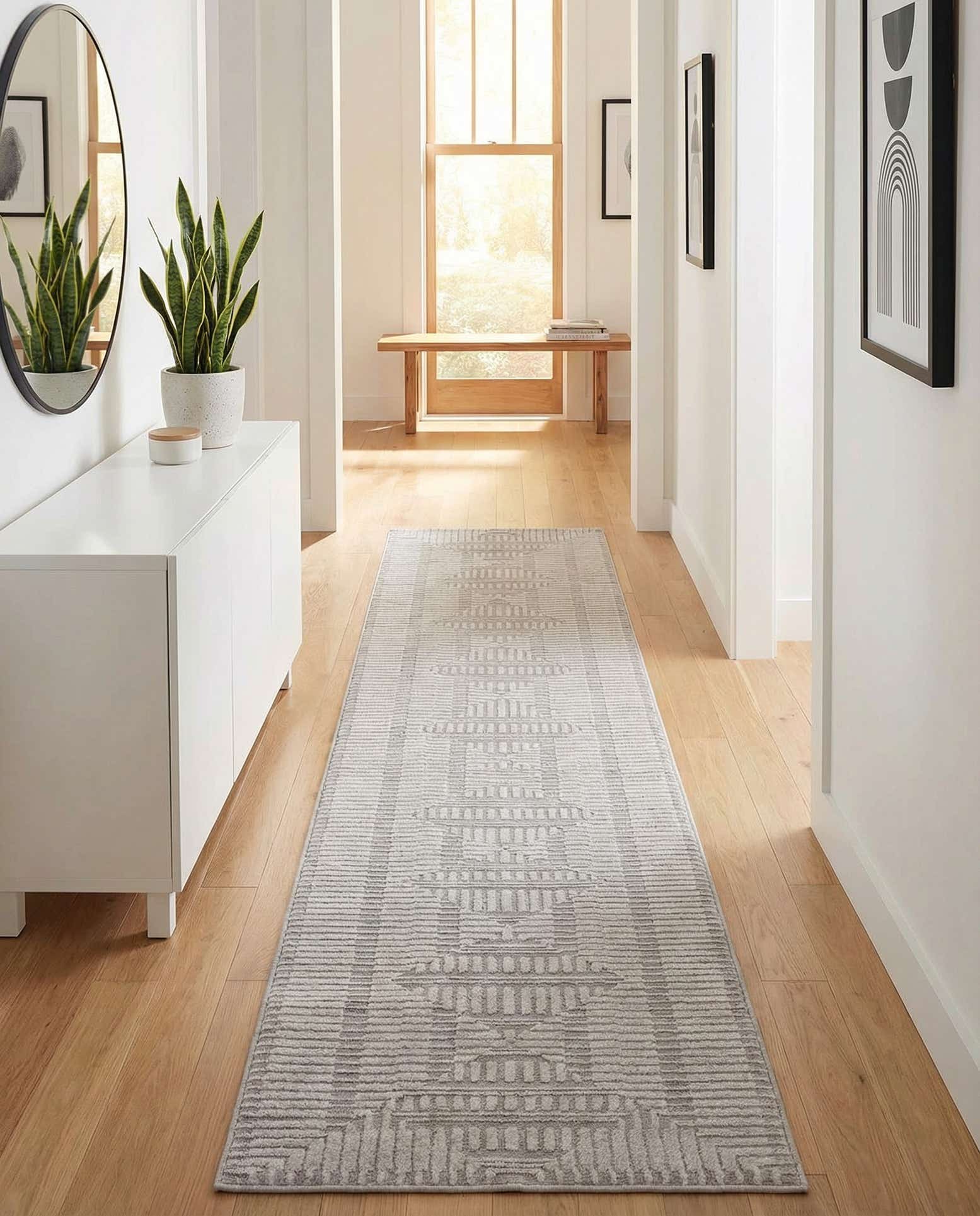 2' 7 x 12' Textura Designer Runner Rug