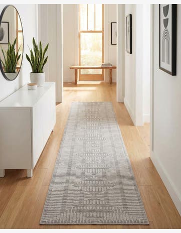 2' 7 x 12' Textura Designer Runner Rug