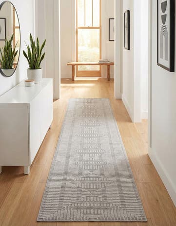 2' 7 x 12' Textura Designer Runner Rug