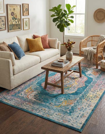 Turquoise Amulet Rug