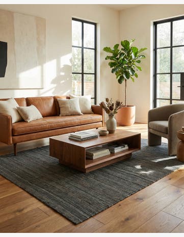 4' 8 x 6' 1 Hand Woven Kilim Modern Wool Rug