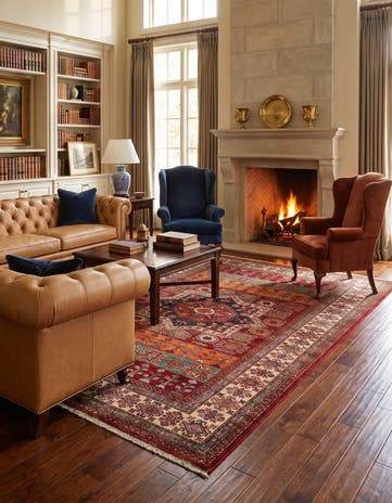 5' 6 x 7' 10 Hand Knotted Kazak Rug