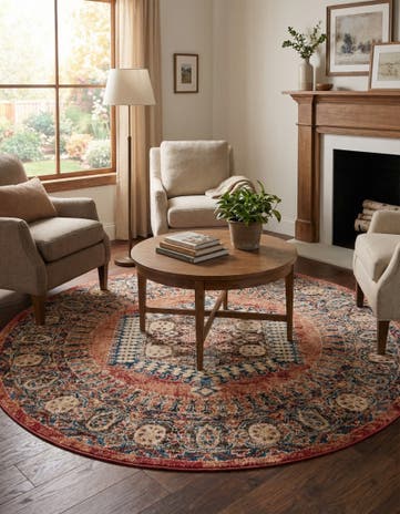 6' x 6' Eden Round Rug