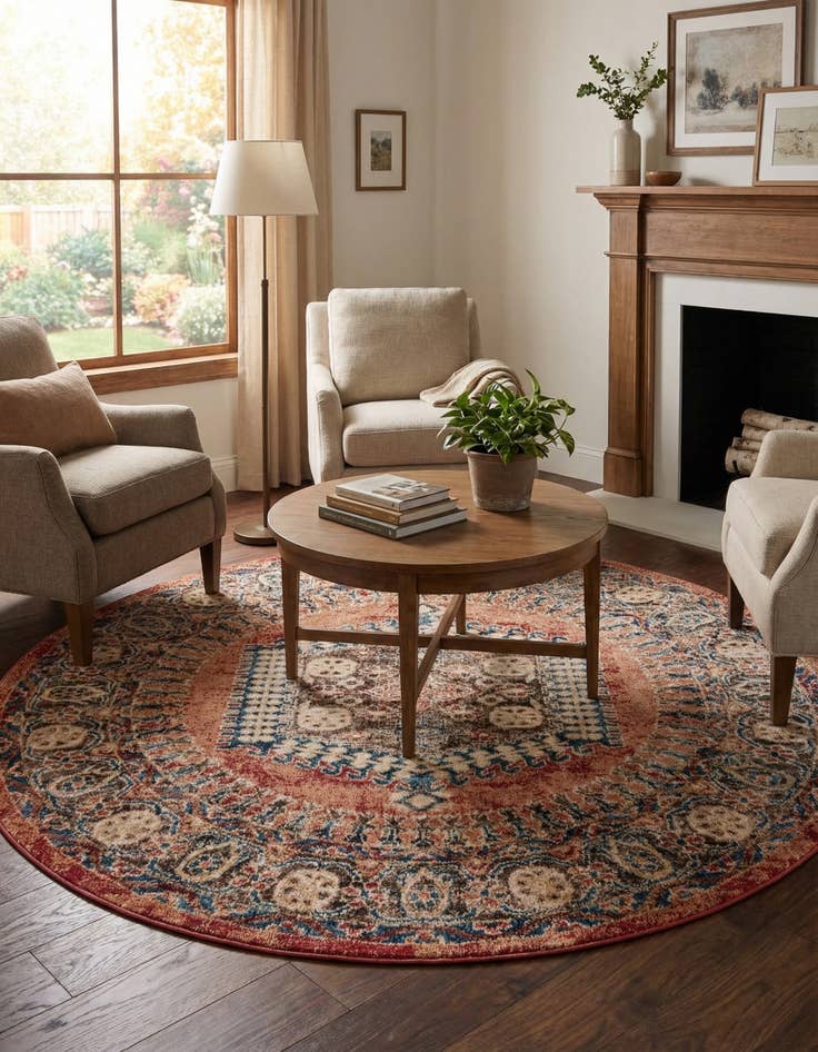 Detail image of 6' x 6' Eden Round Rug