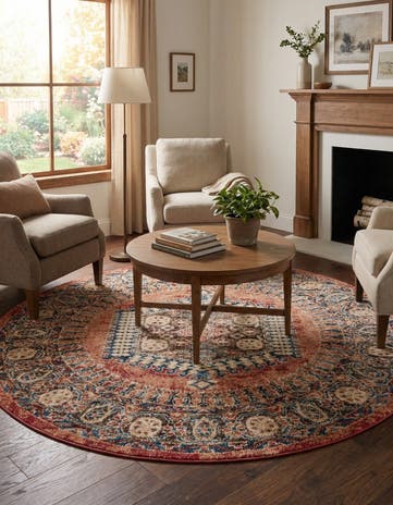 6' x 6' Eden Round Rug