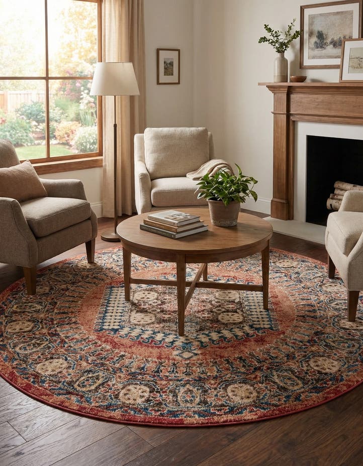 6' x 6' Eden Round Rug