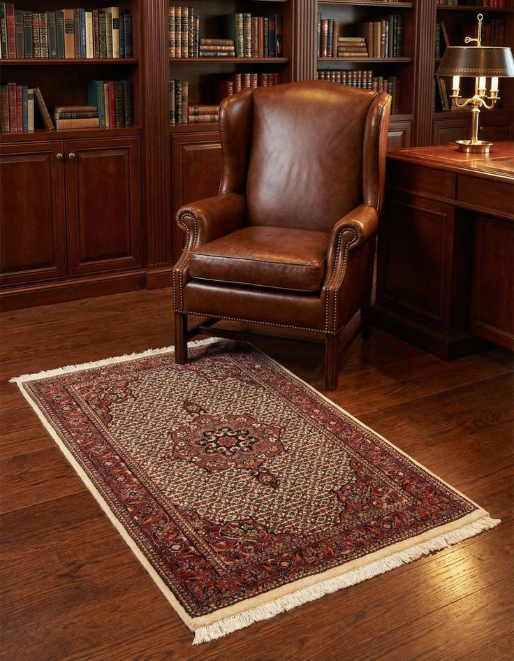 Detail image of 2' 10 x 4' 7 Bidjar Wool Rug