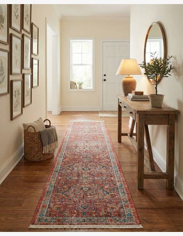 Brick Red Lola Runner Rug