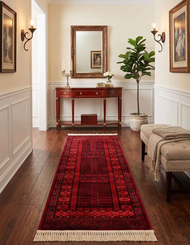 2' x 6' 1 Bokhara Runner Rug
