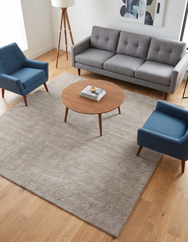 7' 10 x 7' 10 WoolCraft Geometric Squ...