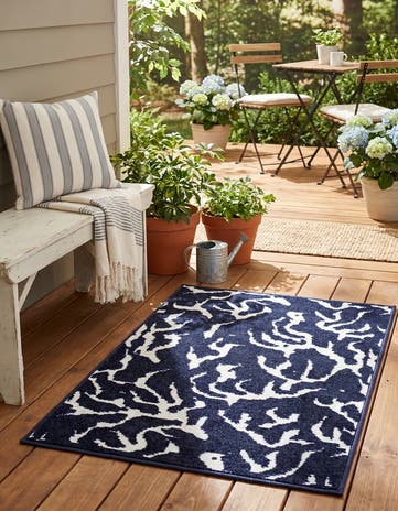 2' x 3' Easy-Clean Sabrina Soto Indoor / Outdoor Rug