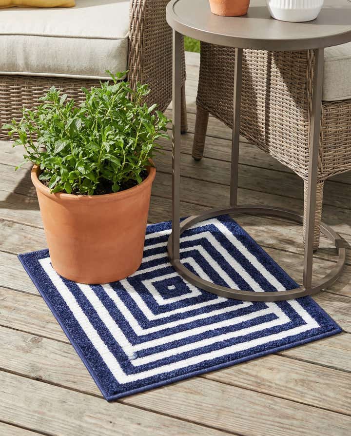 1' 8 x 1' 8 Easy-Clean Sabrina Soto Prescott Indoor / Outdoor Sample Rug