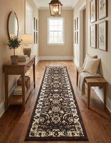 Brown Neda Runner Rug