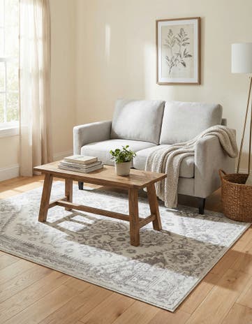 Cream Oxford Rug