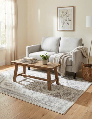 Cream Oxford Rug