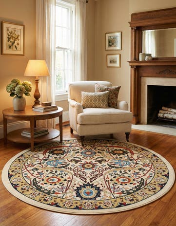 7' 10 x 7' 10 Neda Round Rug