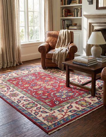 4' 2 x 6' 2 Hand Knotted Kazak Rug