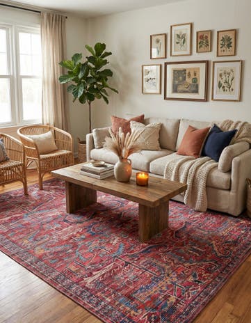 7' 3 x 10' Washable Maahru Rug