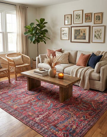 7' 3 x 10' Washable Maahru Rug