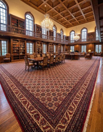 13' 4 x 25' Torkman Wool Rug