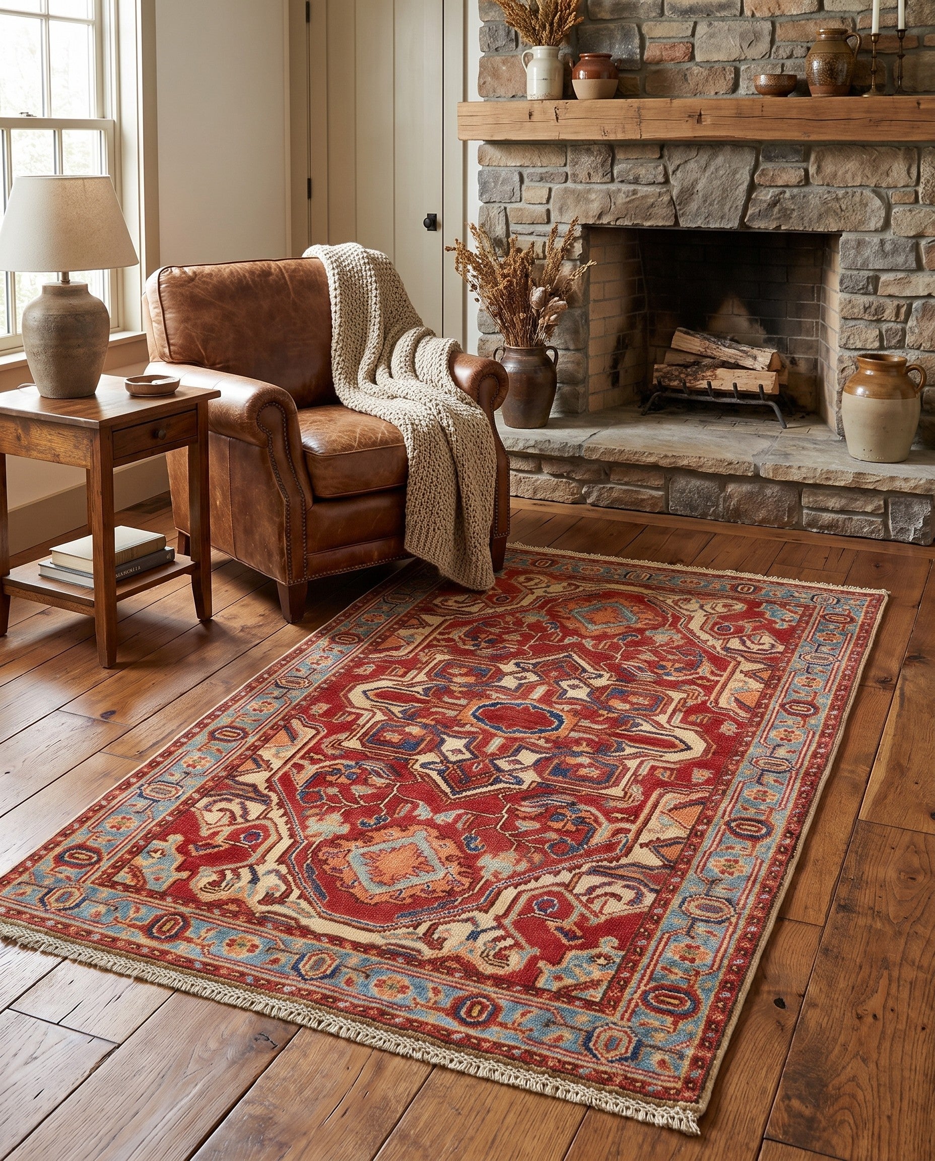 3' x 5' Hand Knotted Kazak Rug