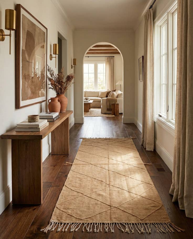 Detail image of 5' x 10' 10 Hand Knotted Moroccan Wool Runner Rug