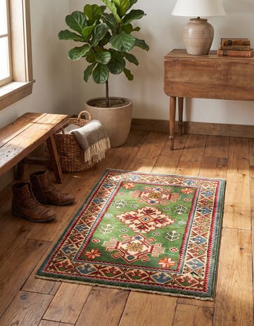 2' 2 x 3' 2 Hand Knotted Kazak Rug