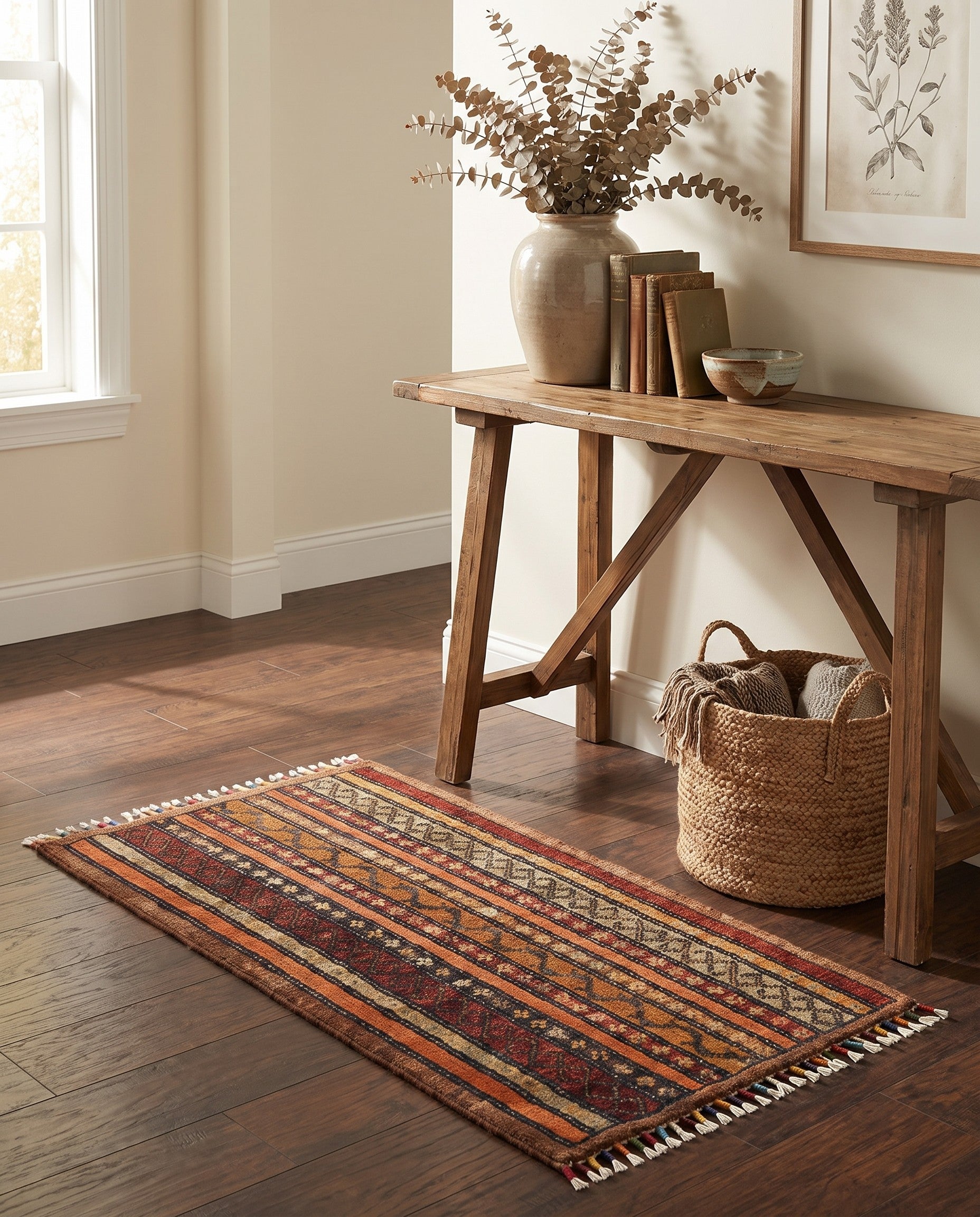 1' 8 x 3' 3 Hand Knotted Ariana Ziegler Rug