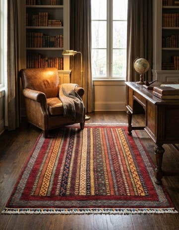 3' 3 x 4' 10 Hand Knotted Ariana Ziegler Rug