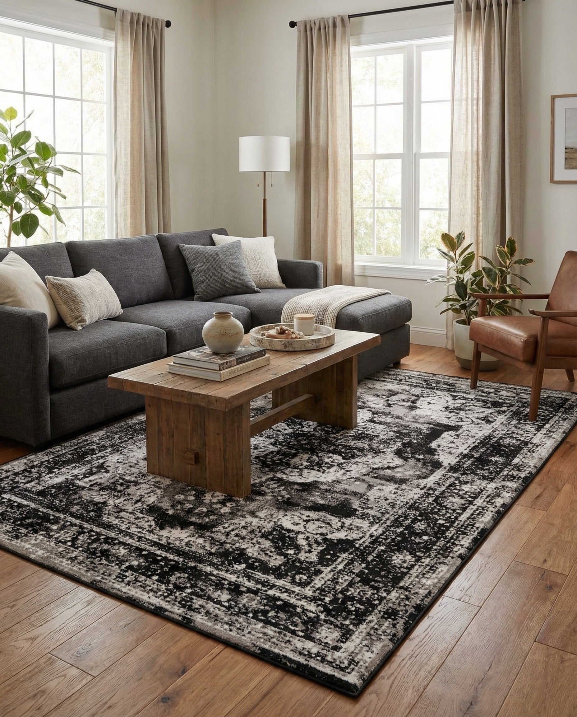 Primary image  6' x 9' Monte Carlo Rug With Pad Bundle