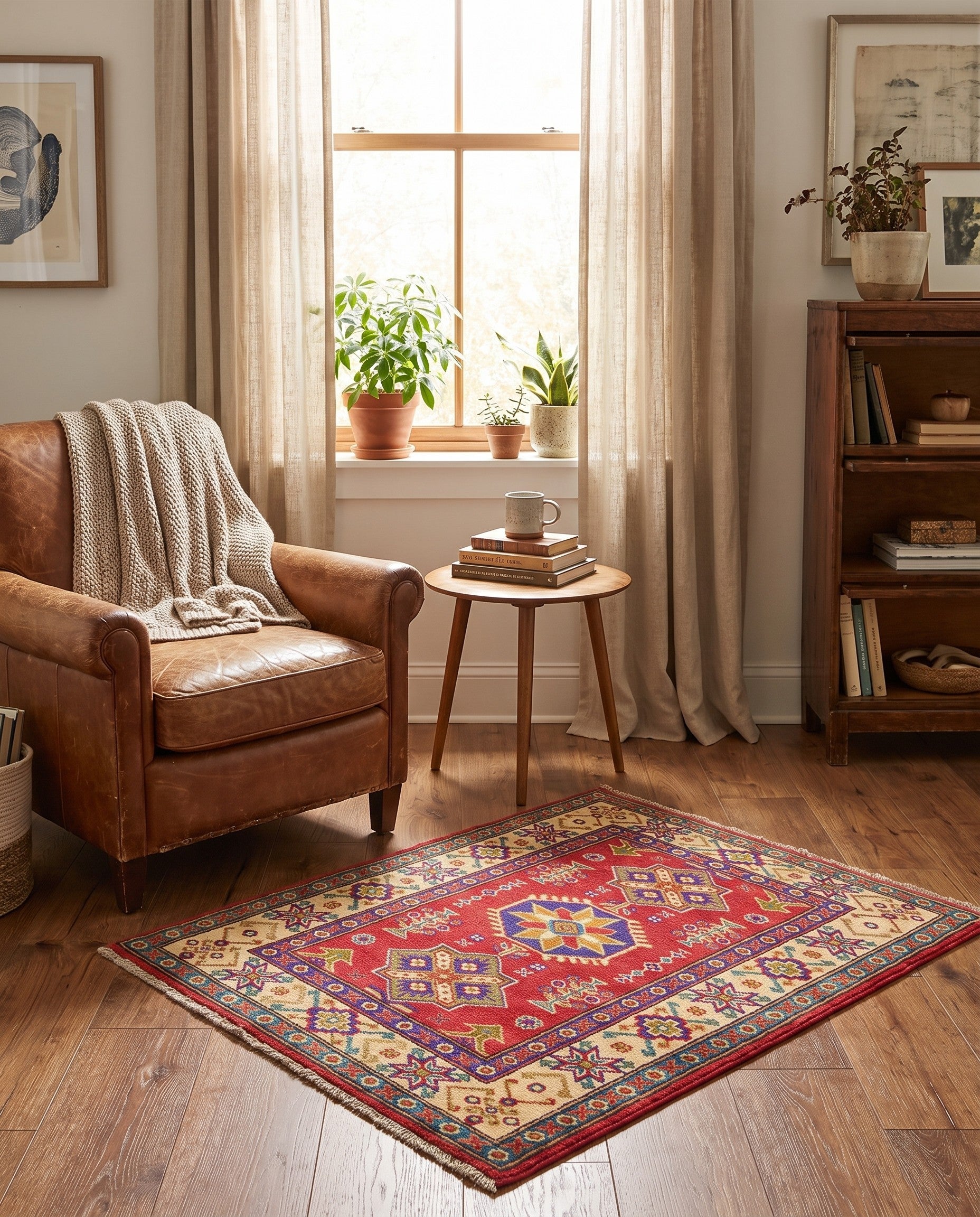2' 8 x 4' 2 Hand Knotted Kazak Rug