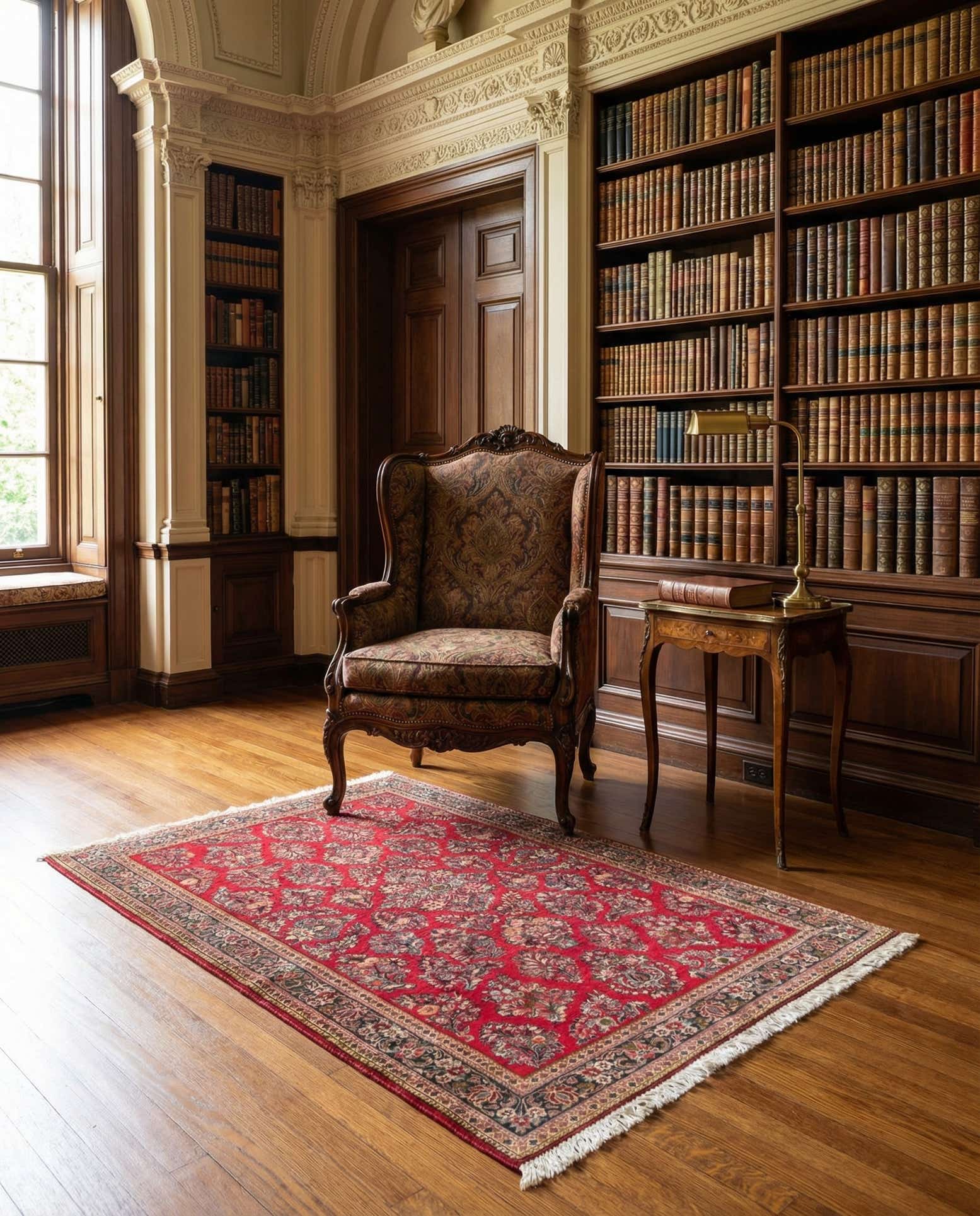 4' 1 x 6' 5 Sarouk Rug