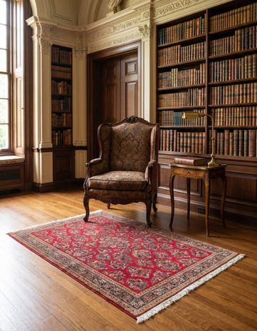 4' 1 x 6' 5 Sarouk Rug