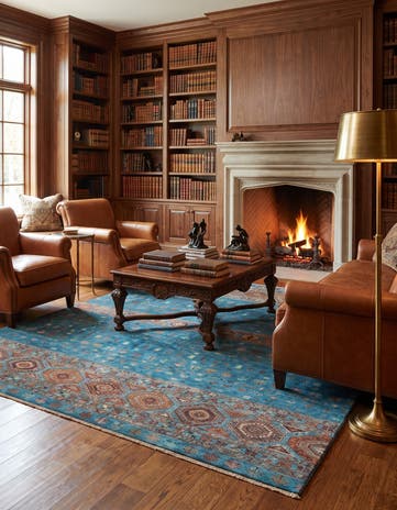 8' 4 x 11' Hand Knotted Kazak Rug