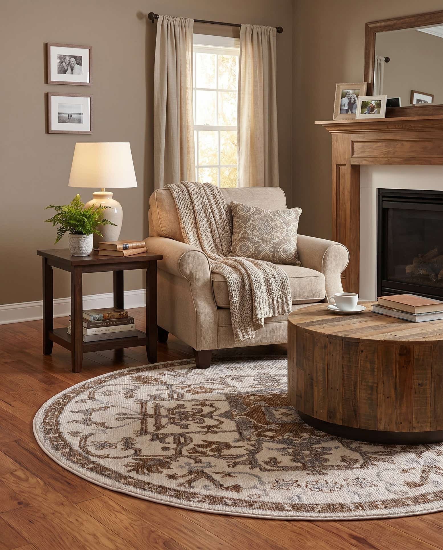 5' x 5' Grand Tradition Round Rug