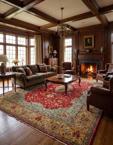9' 10 x 14' 8 Hand Knotted Tabriz Hadji Jalili Persian Wool Rug