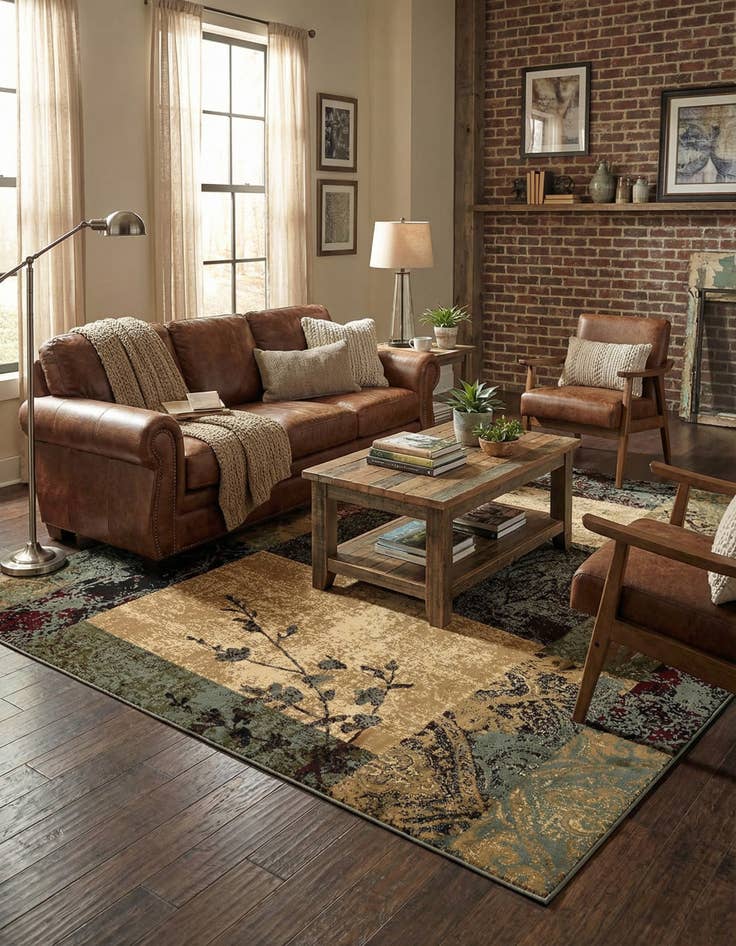 Detail image of 9' x 12' Coffee Shop Rug