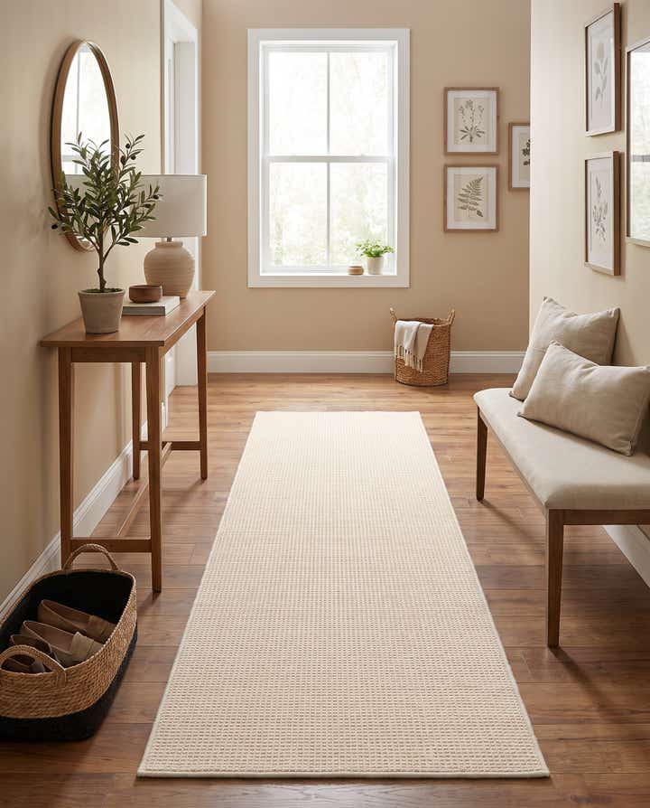 2' x 8' Monochromatic Bouclee Runner Rug