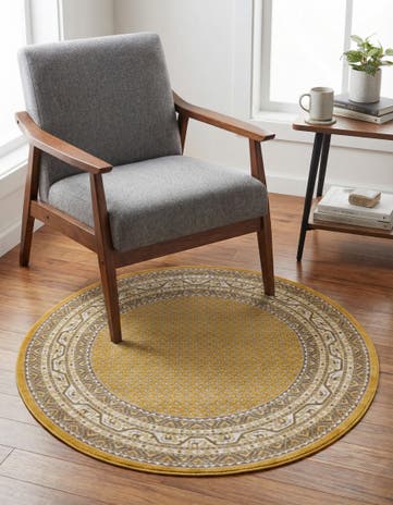 3' 7 x 3' 7 Tribeca Round Rug