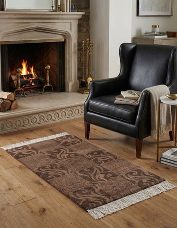 2' 7 x 4' 11 Hand Knotted Darya Wool Rug