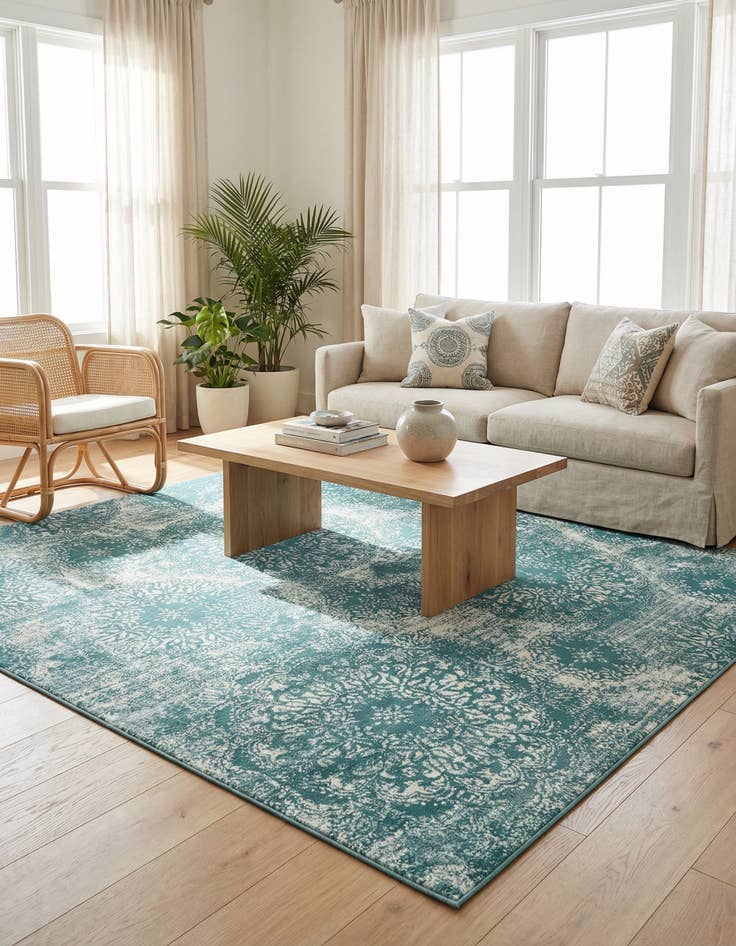 Detail image of 7' 10 x 7' 10 Monte Carlo Square Rug