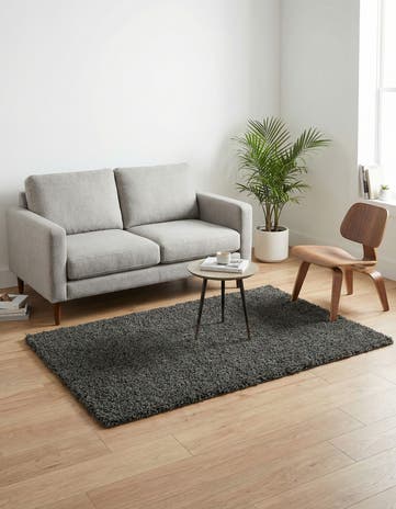 3' x 5' 3 Solid Shag Rug