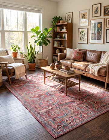 Rust Red Maahru Rug